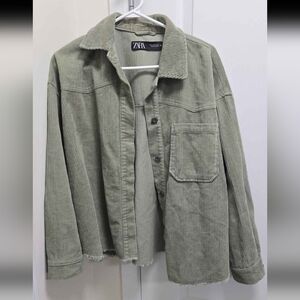 Zara Curduroy Shacket